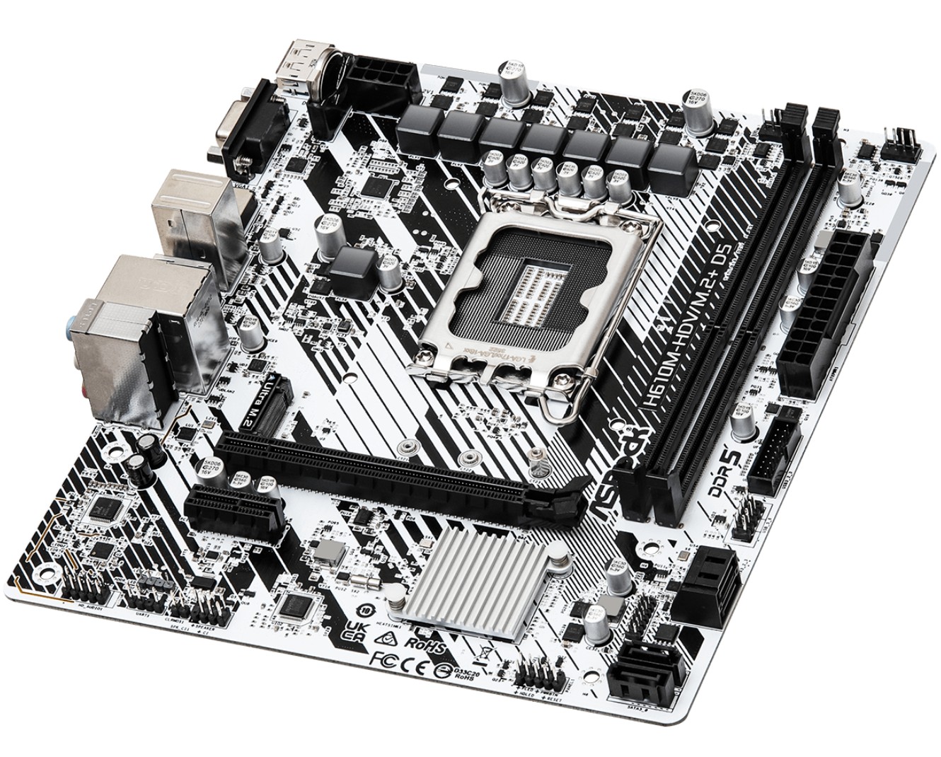 ASRock H610M-HDV M.2Plus DDR5 infinytech Réunion 03