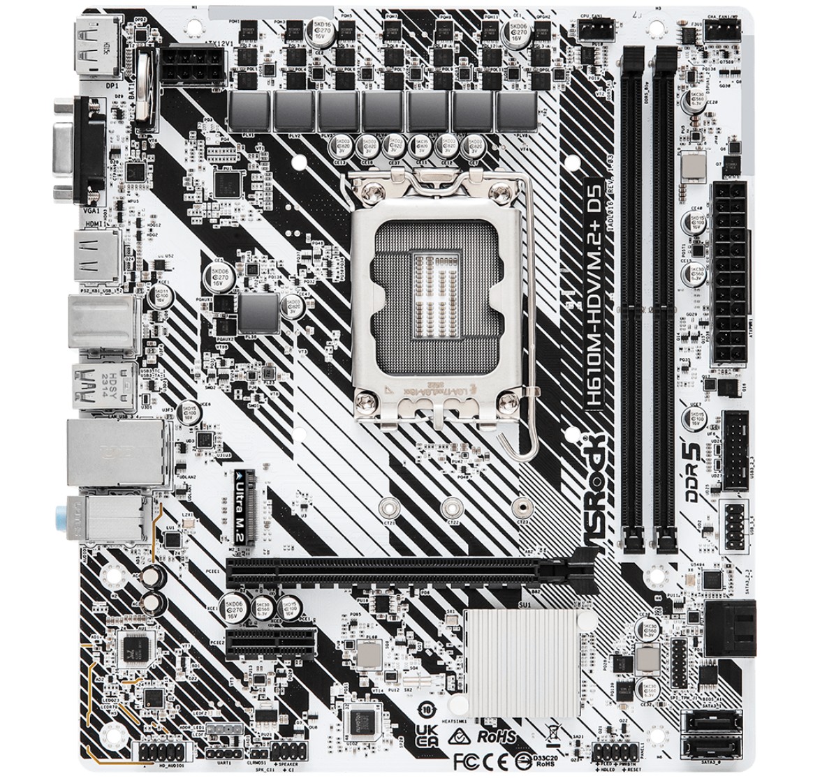 ASRock H610M-HDV M.2Plus DDR5 infinytech Réunion 02