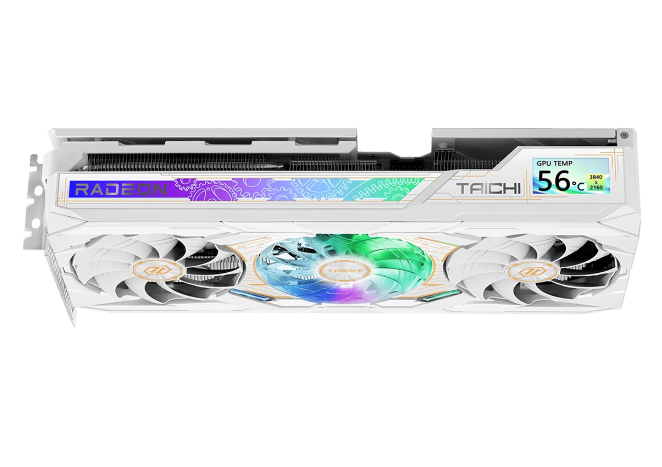 ASRock Radeon RX 9070 XT Taichi OC 16Go Blanc infinytech Réunion 03