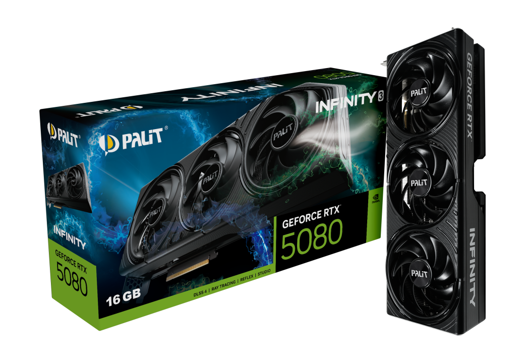 Palit GeForce RTX 5080 Infinity 3 infinytech Réunion 01