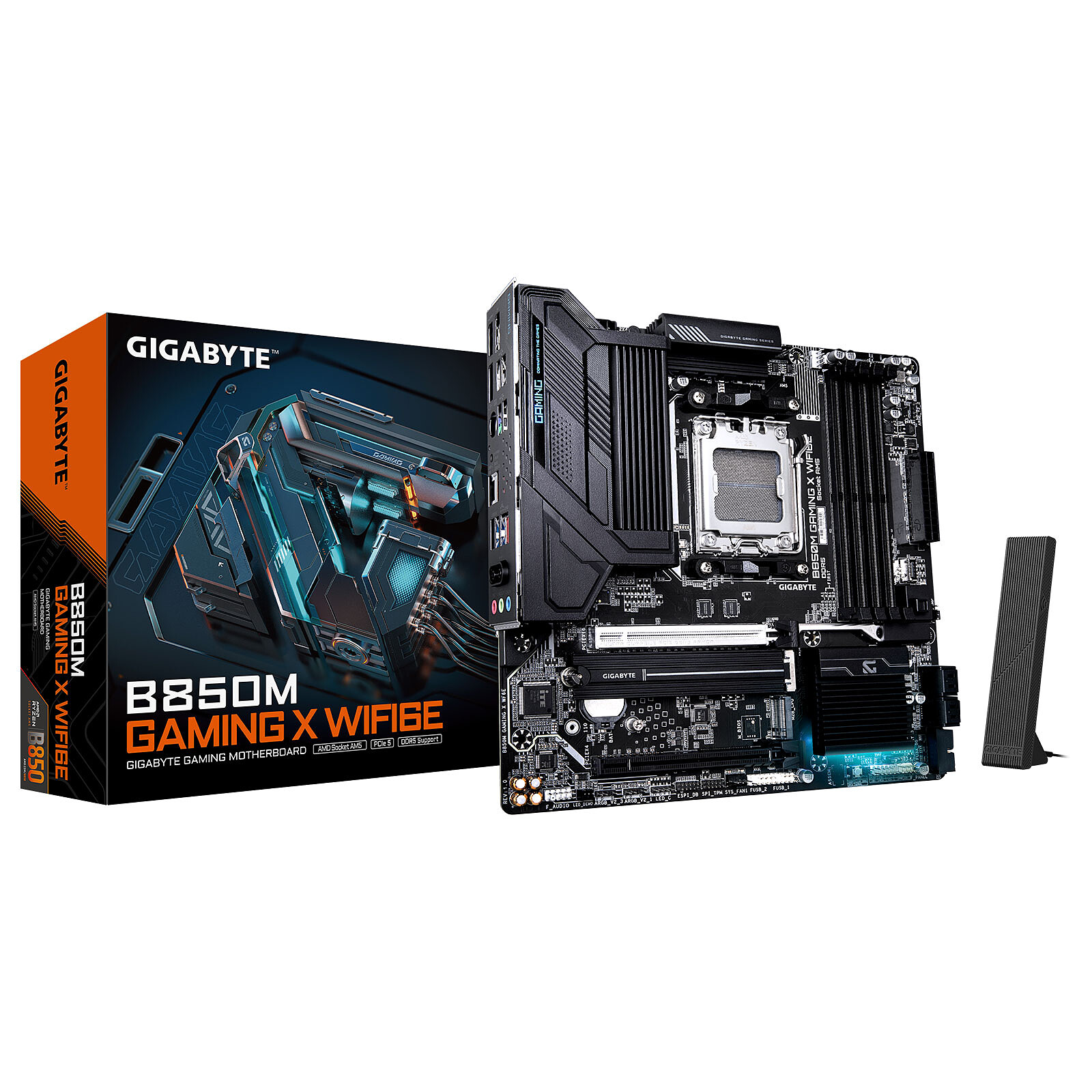 Gigabyte B850M Gaming X WiFi6E  infinytech Réunion 01