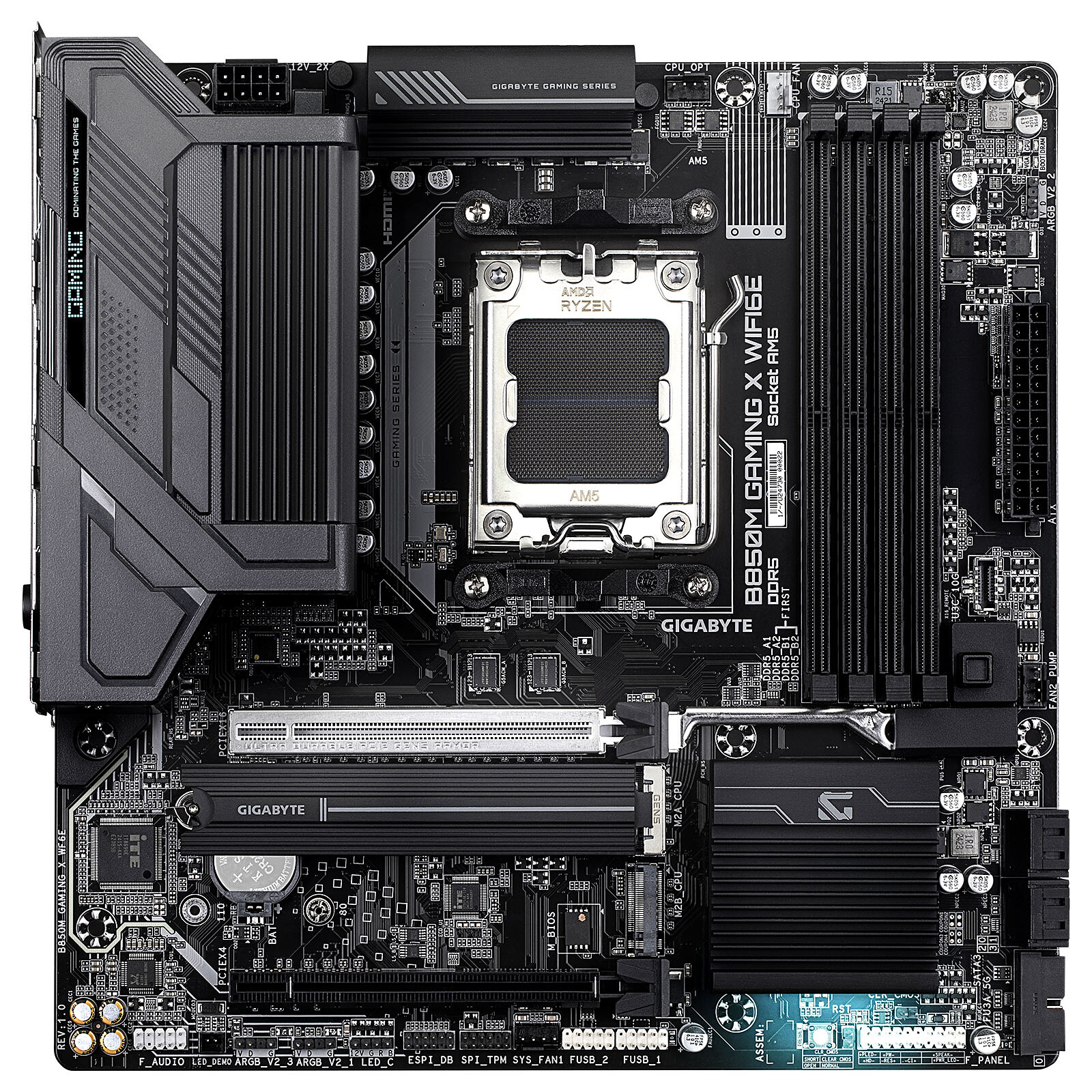 Gigabyte B850M Gaming X WiFi6E  infinytech Réunion 02
