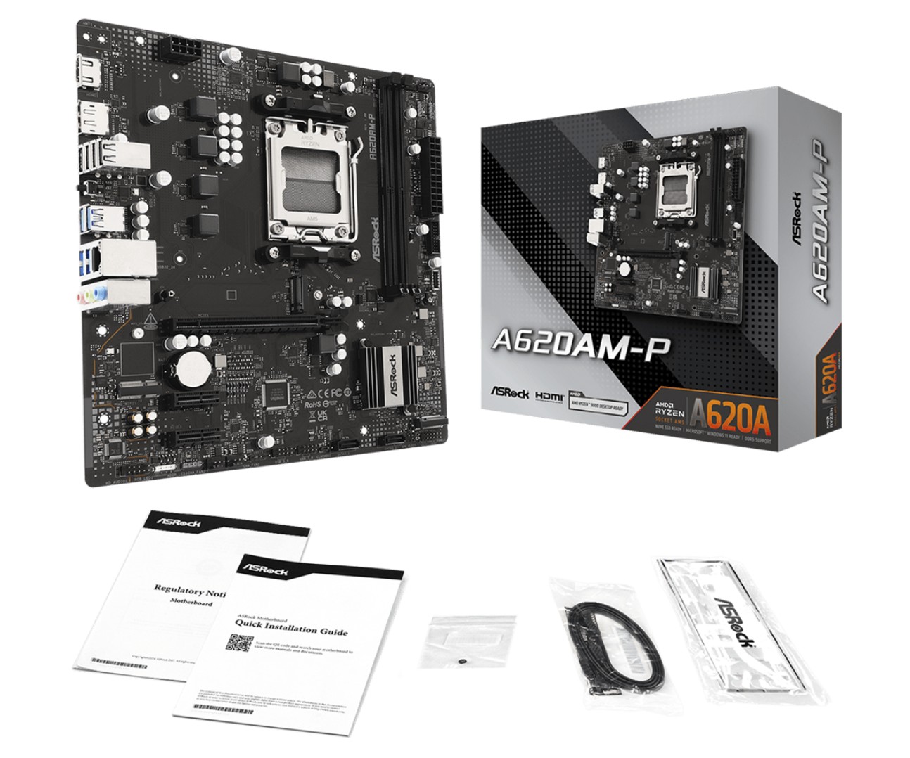 ASRock A620AM-P AM5 Micro ATX infinytech Réunion 05