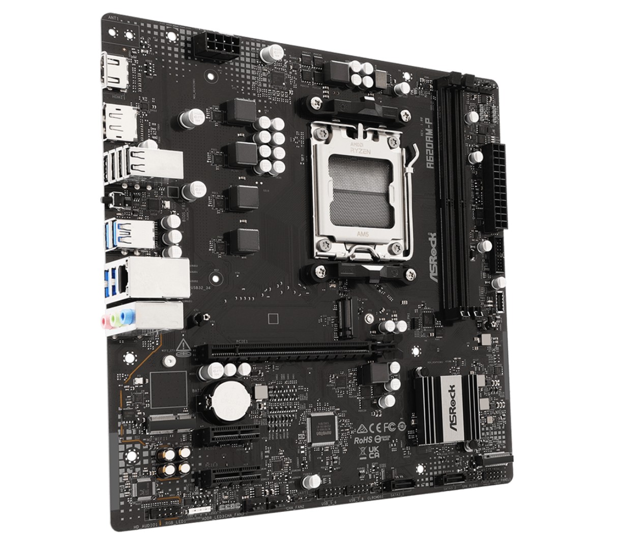 ASRock A620AM-P AM5 Micro ATX infinytech Réunion 03