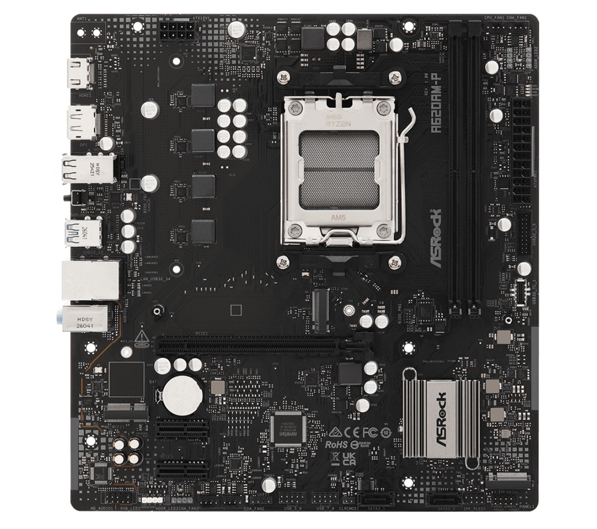 ASRock A620AM-P AM5 Micro ATX infinytech Réunion 02