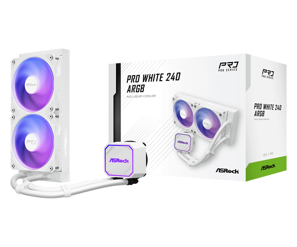 ASRock Pro RGB - 240mm Blanc infinytech Réunion 03