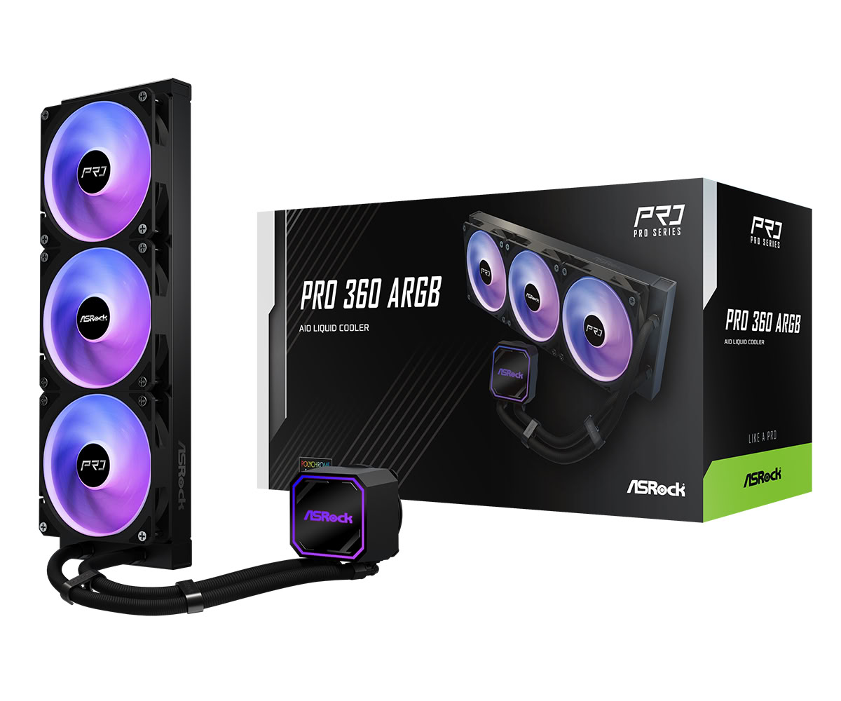 ASRock Pro RGB - 360mm Noir infinytech Réunion 04