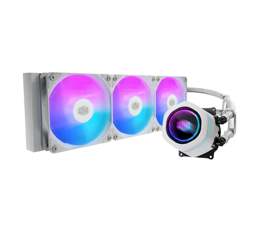 COOLER MASTER MasterLiquid Core Nex 360 RGB Blanc infinytech Réunion 01