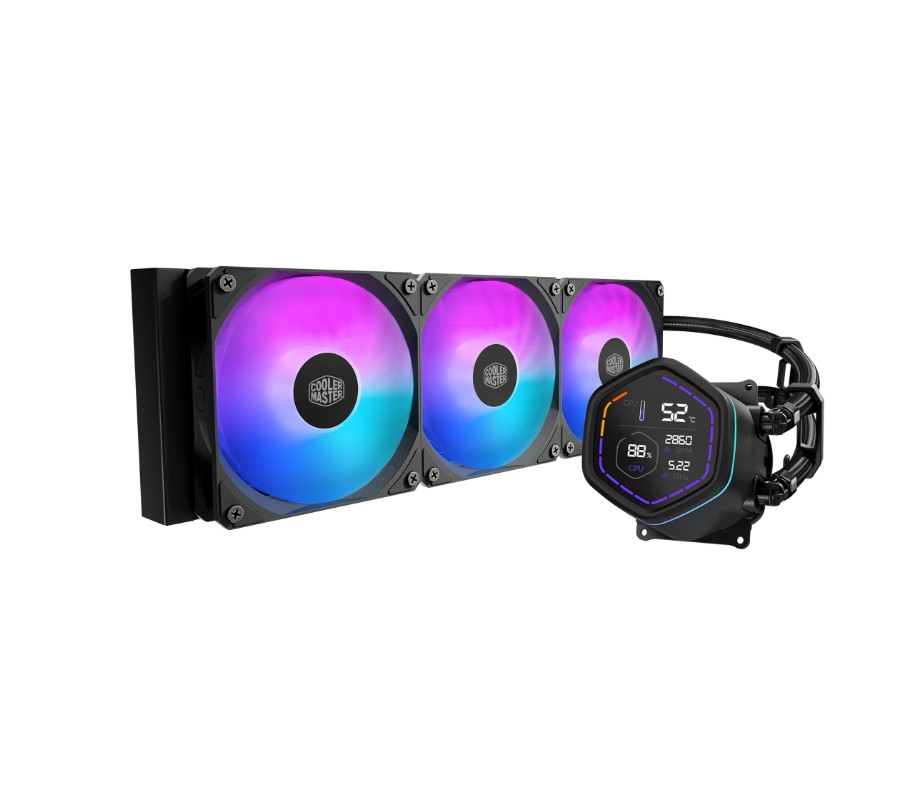COOLER MASTER MasterLiquid Core Nex Digital 360 RGB Noir infinytech Réunion 01