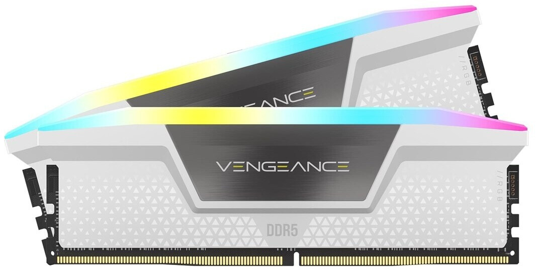 CORSAIR Vengeance 2x16Go DIMM DDR5 RGB 6000MHz Blanc infinytech Réunion 01