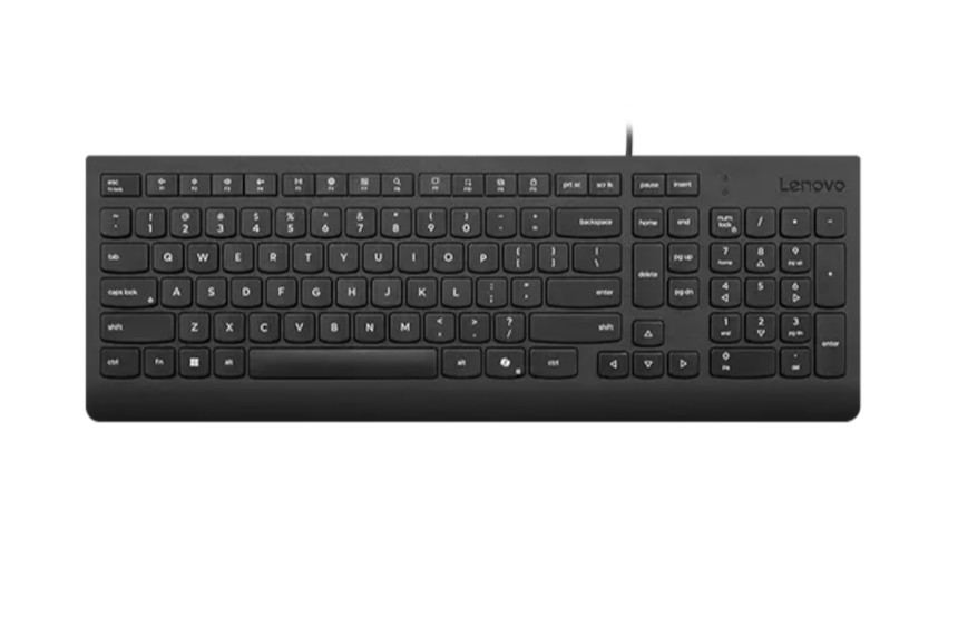 Clavier à fil Lenovo Essential noir 4Y41R64644 infinytech Réunion 01