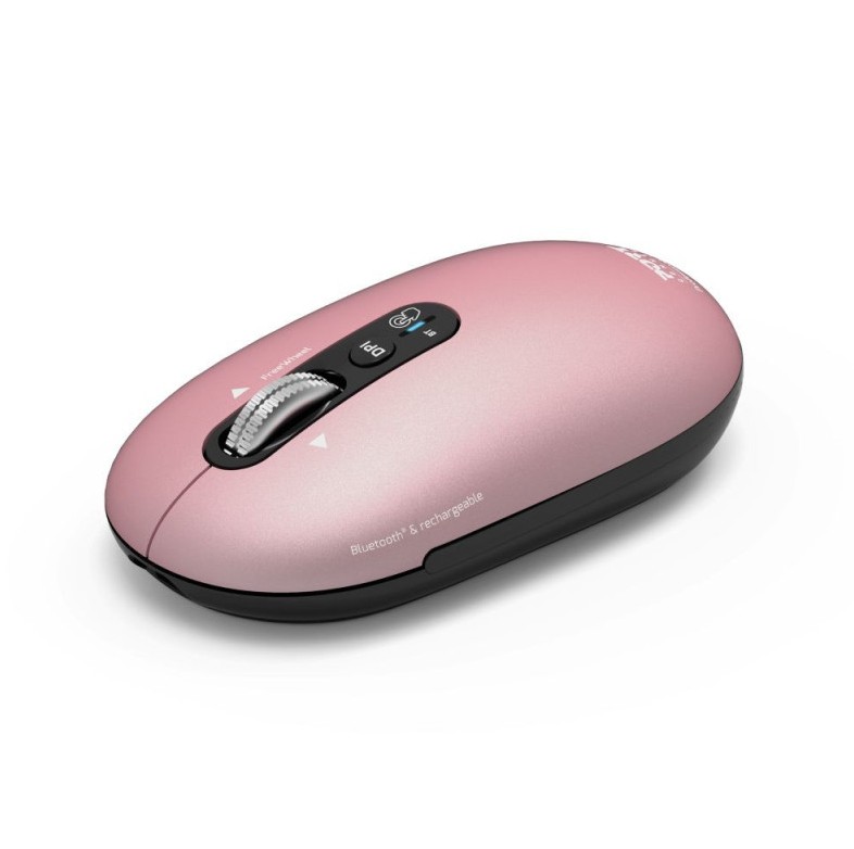 Souris PORT DESIGNS sans fil et Bluetooth rechargeable PURE MAC Rose infinytech Réunion 04
