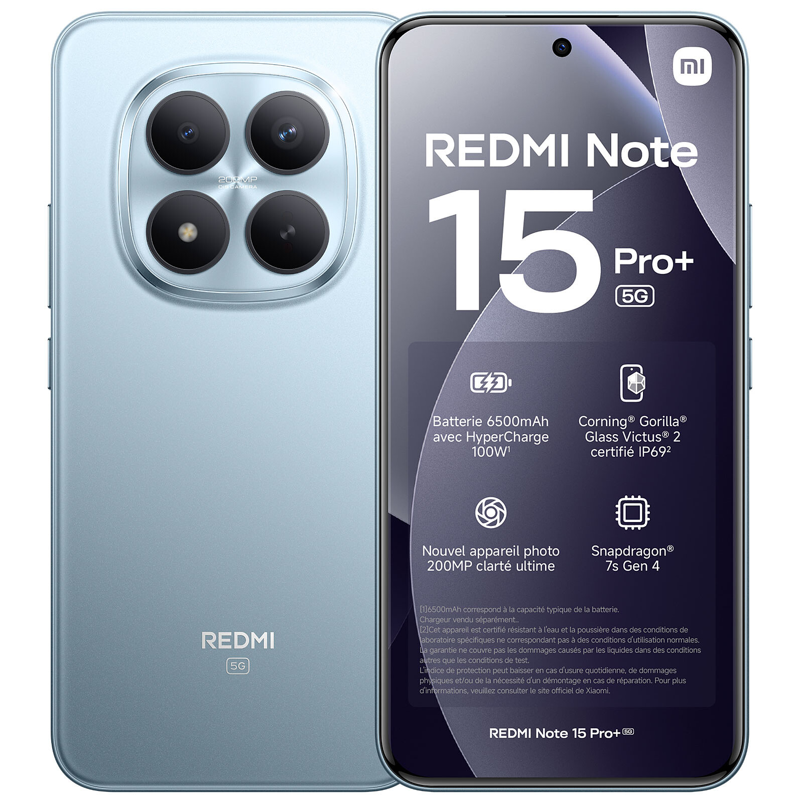 Xiaomi Redmi Note 15 Pro Plus 12Go 512Go 5G Bleu infinytech Réunion 01