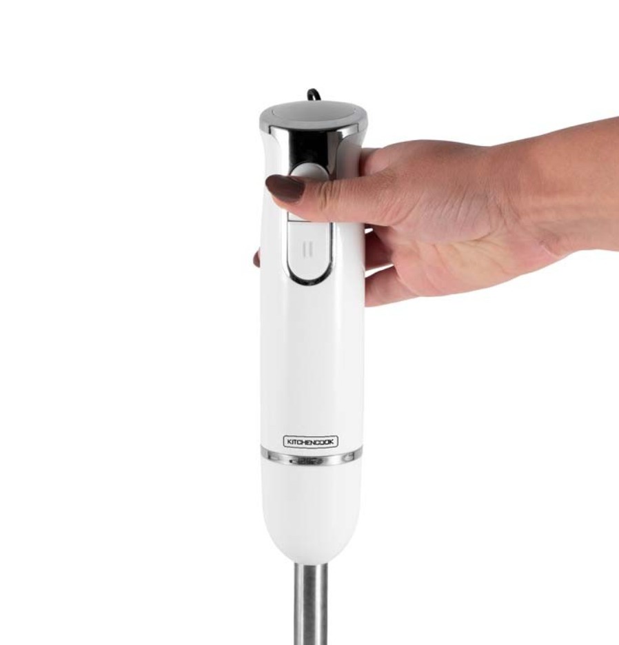 MIXEUR PLONGEANT PIED INOX HAND X WHITE KITCHENCOOK infinytech Réunion 03