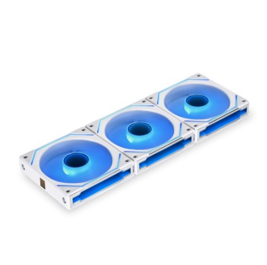 Lot de 3 Ventilateurs de boitier Lian Li Uni Fan SL-Infinity RGB - 12cm Blanc infinytech Réunion 01