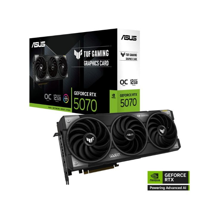 Asus GeForce RTX 5070 Tuf Gaming OC 12Go infinytech Réunion 01