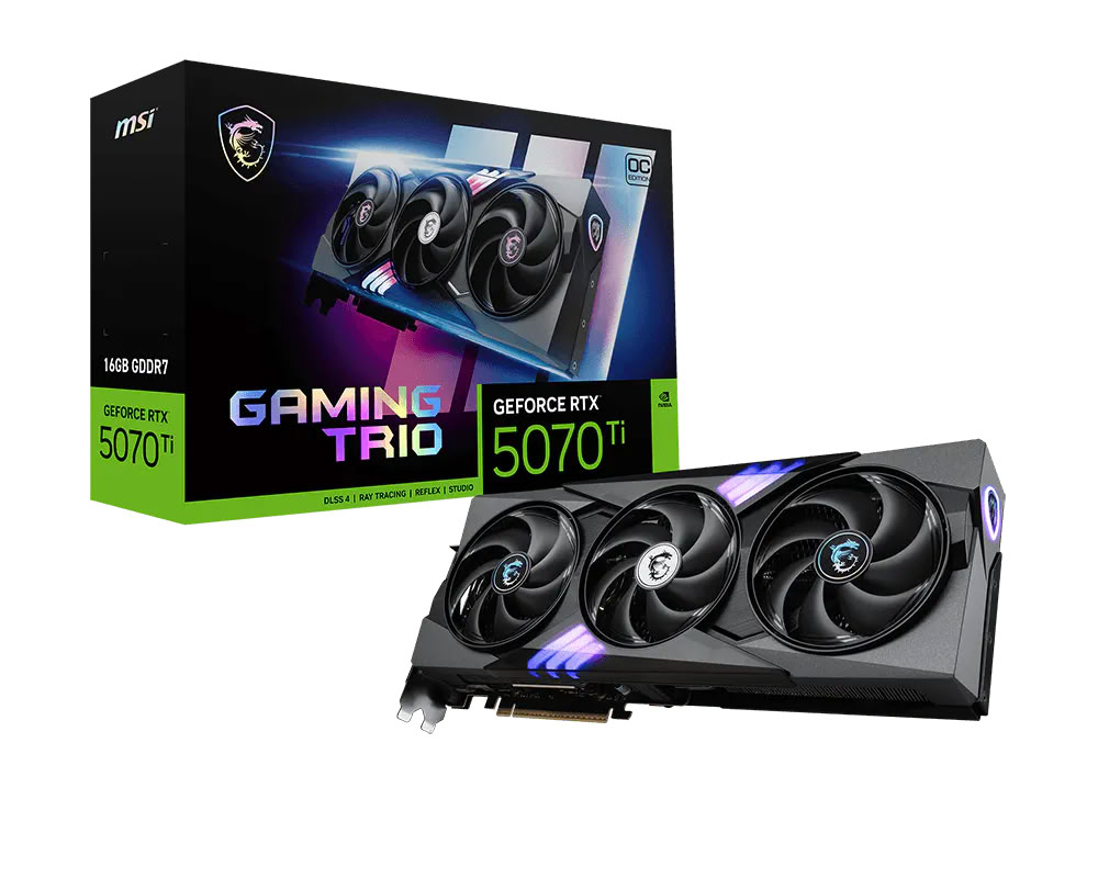 MSI GeForce RTX 5070 Ti Gaming Trio OC infinytech Réunion 01