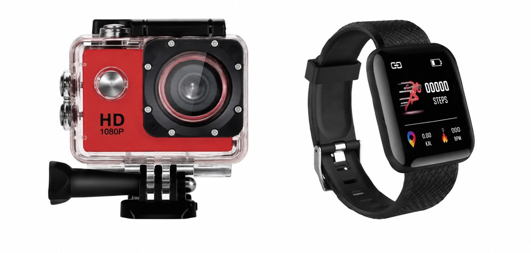 COFFRET CAMÉRA SPORT + MONTRE CONNECTÉE NEW TRONIC Infinytech
