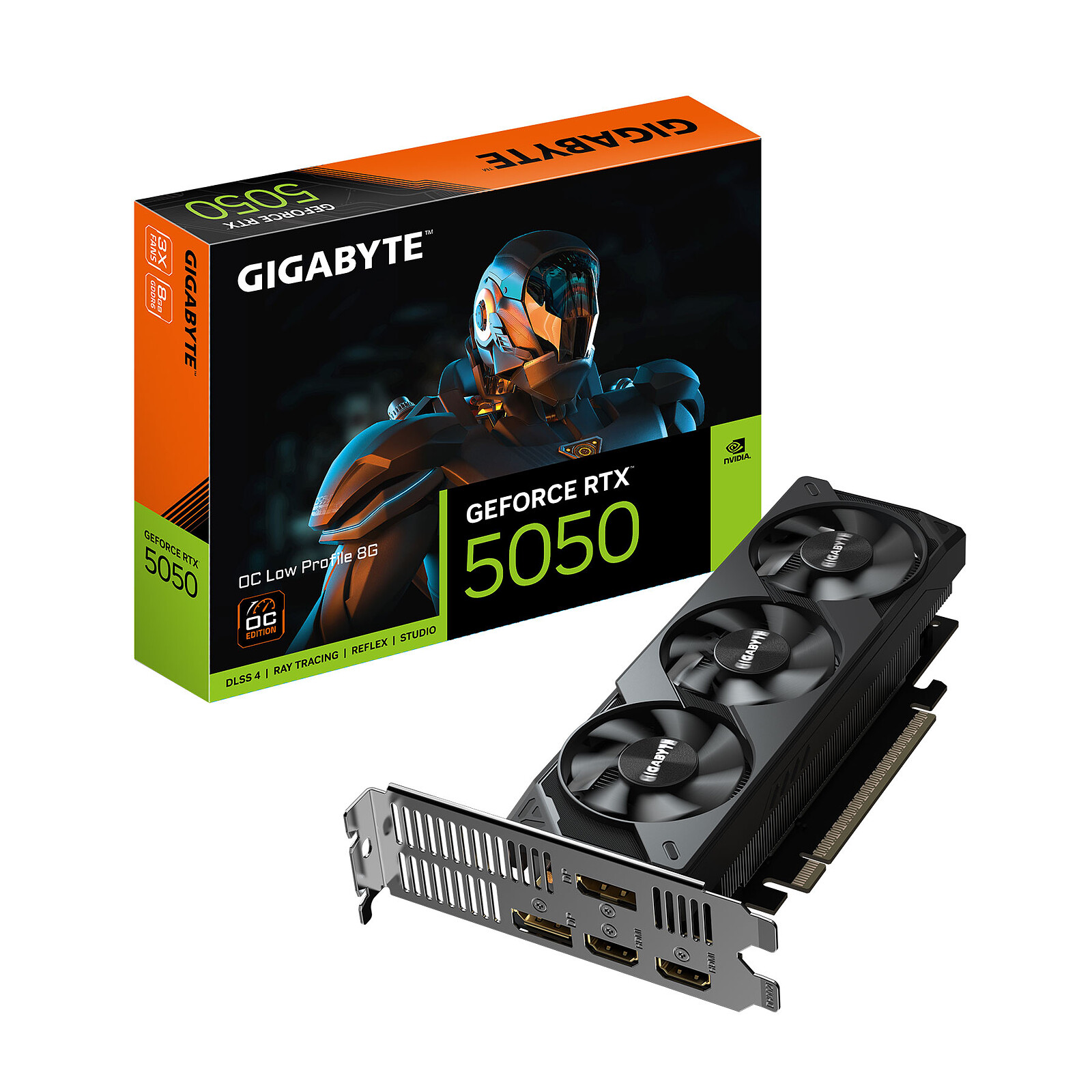 Gigabyte GeForce RTX 5050 OC Low Profile infinytech Réunion 01