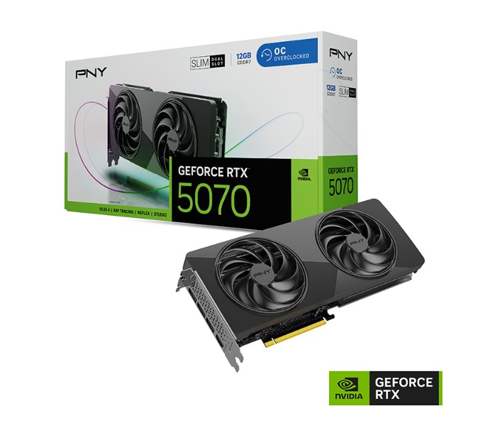 PNY GeForce RTX 5070 Dual-Fan Slim OC infinytech Réunion 06