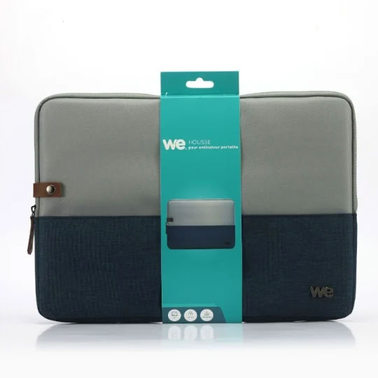 WE Housse Sleeve 15.6 pouces bicolore infinytech Réunion 01