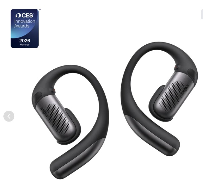 SHOKZ OpenFit Pro Noir infinytech Réunion 01