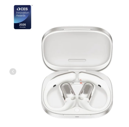 SHOKZ OpenFit Pro Blanc infinytech Réunion 03