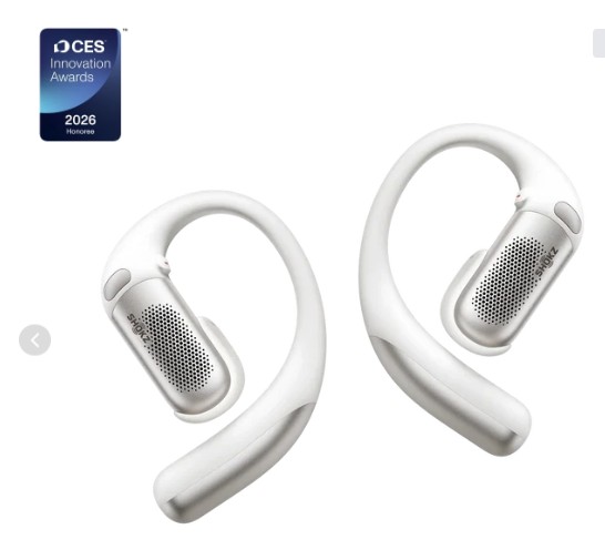 SHOKZ OpenFit Pro Blanc infinytech Réunion 01