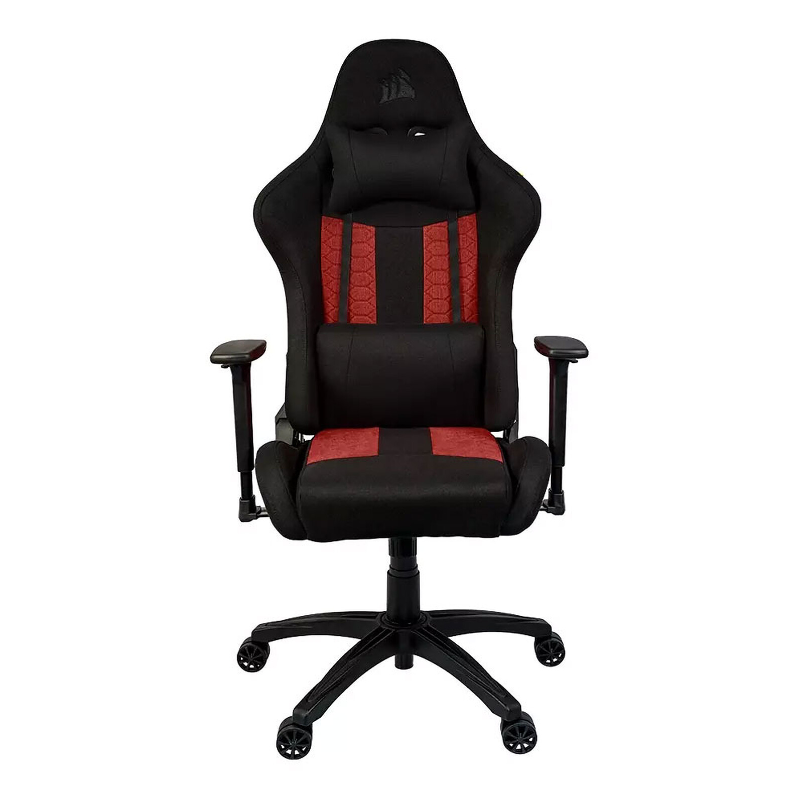 CORSAIR TC100 Relaxed Fabric Noir Rouge infinytech Réunion 01