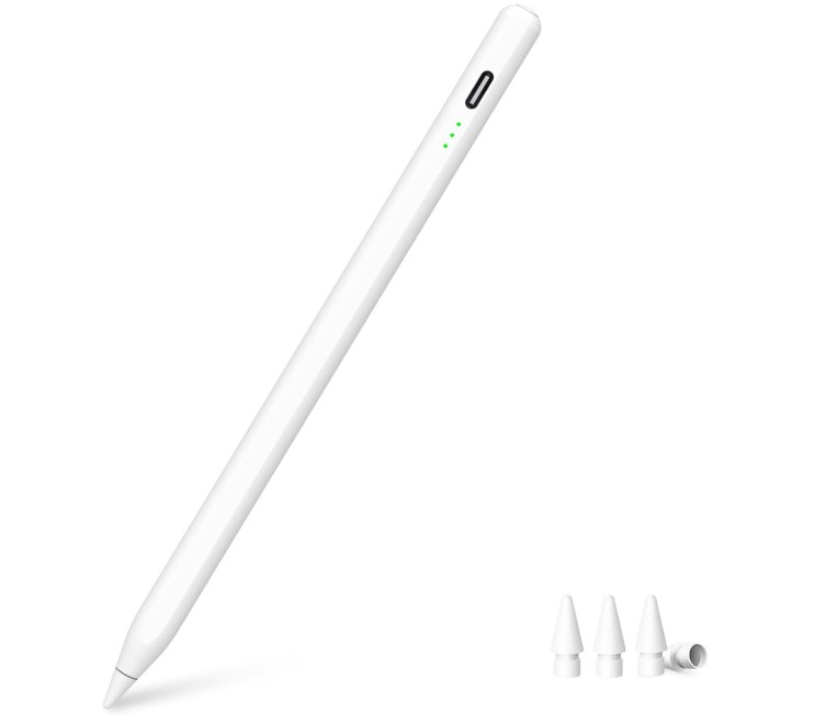 Stylet pour iPad Pro Air et mini Blanc infinytech Réunion 01