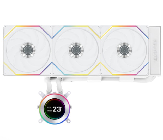 Lian Li HydroShift II LCD-C 360TL Flex RGB - 360mm Blanc infinytech Réunion 01