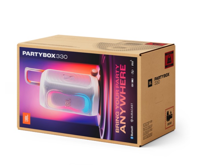 JBL PartyBox 330 Blanche infinytech Réunion 06