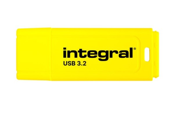 INTEGRAL Clé USB 3.2 Neon Jaune 32Go infinytech Réunion 01
