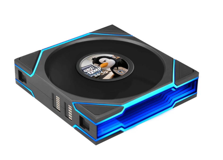 Lian Li UNI FAN TL LCD FLEX 12cm Noir infinytech Réunion 01
