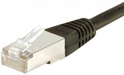Matériels informatique câble réseau Ethernet RJ45 Blindé 1m Noir infinytech Réunion