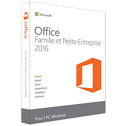 Logiciels informatique Suite MICROSOFT Office Famille et PME 2016 infinytech Réunion