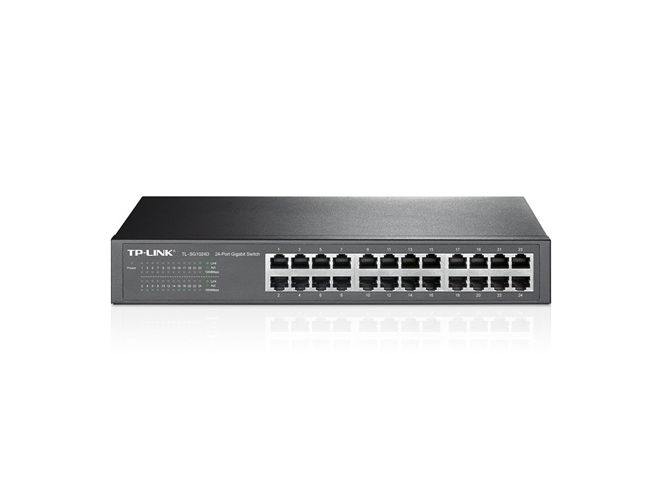 Matériels informatique switch TP-LINK TL-SG1024D 24 ports Gigabit infinytech Réunion 1