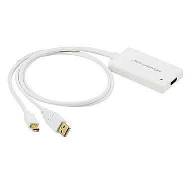 Matériels informatique convertisseur Mini DisplayPort avec audio vers HDMI infinytech Réunion