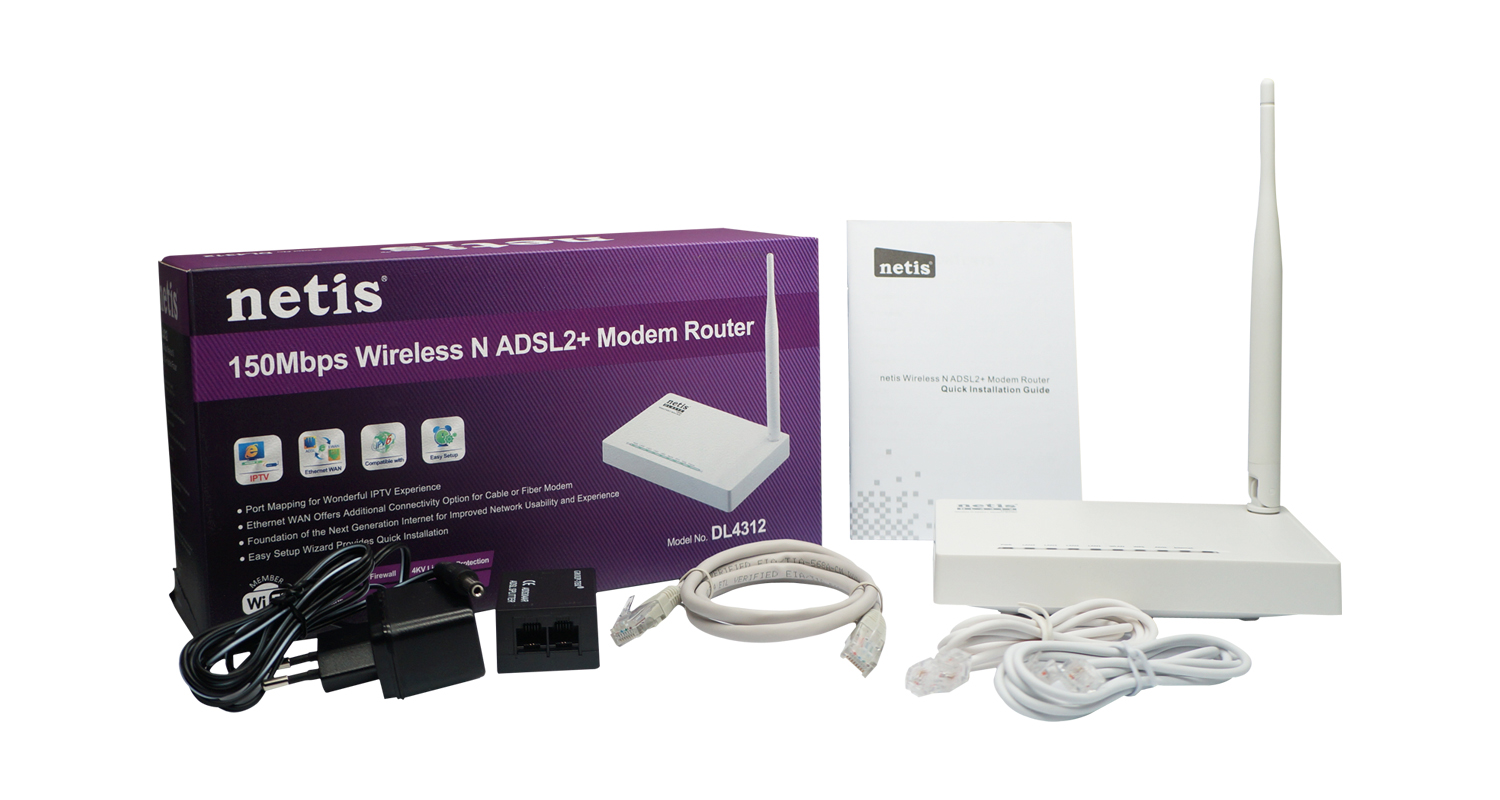Matériels informatique modem routeur Wi-Fi NETIS 4312 infinytech Réunion 3