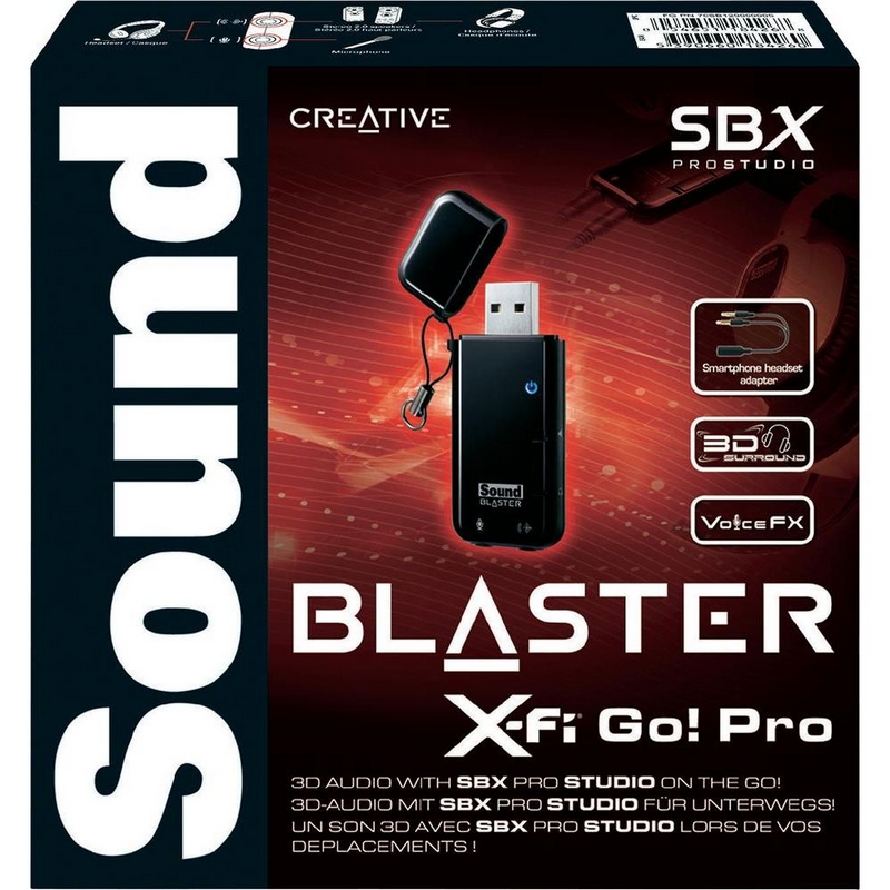 Matériels informatique carte son externe SOUND BLASTER X-Fi Go infinytech Réunion 2