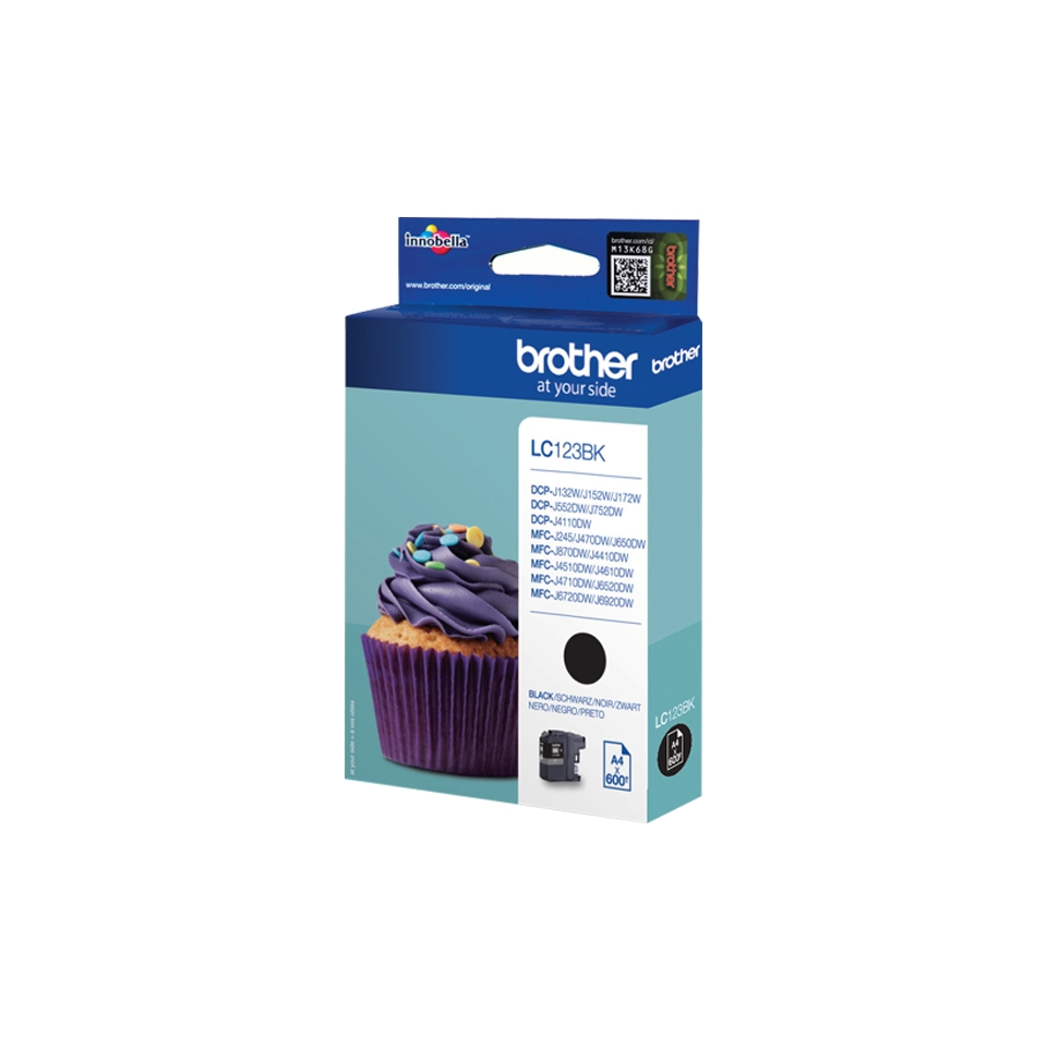 Consommables informatique cartouche dencre BROTHER LC123BK Noir infinytech réunion 2