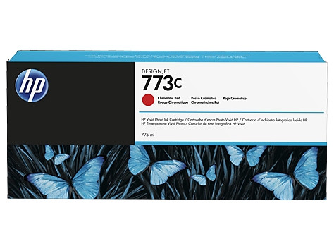 Consommables informatique cartouche d'encre HP 773C Rouge Chromatique infinytech reunion
