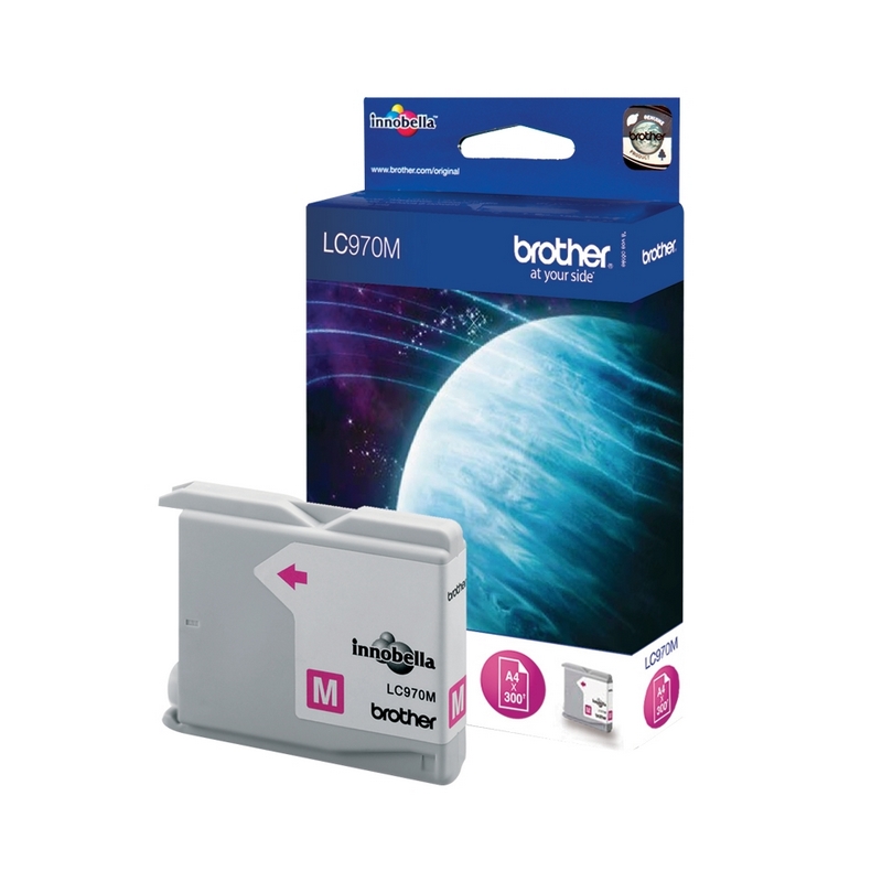 Consommables informatique cartouche d'encre BROTHER LC970M Magenta infinytech Réunion 1