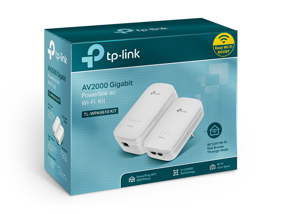 Matériels informatique Pack de 2 CPL TP-LINK WPA9610 KIT AV2000 Gigabit + Wi-Fi AC infinytech Réunion 2
