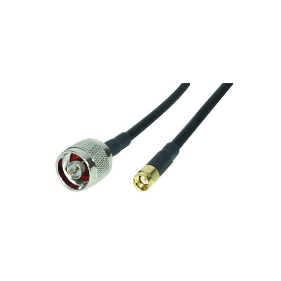 Matériels informatique câble NETIS PC050 Type N Mâle vers RP-SMA Femelle 50cm infinytech Réunion 1