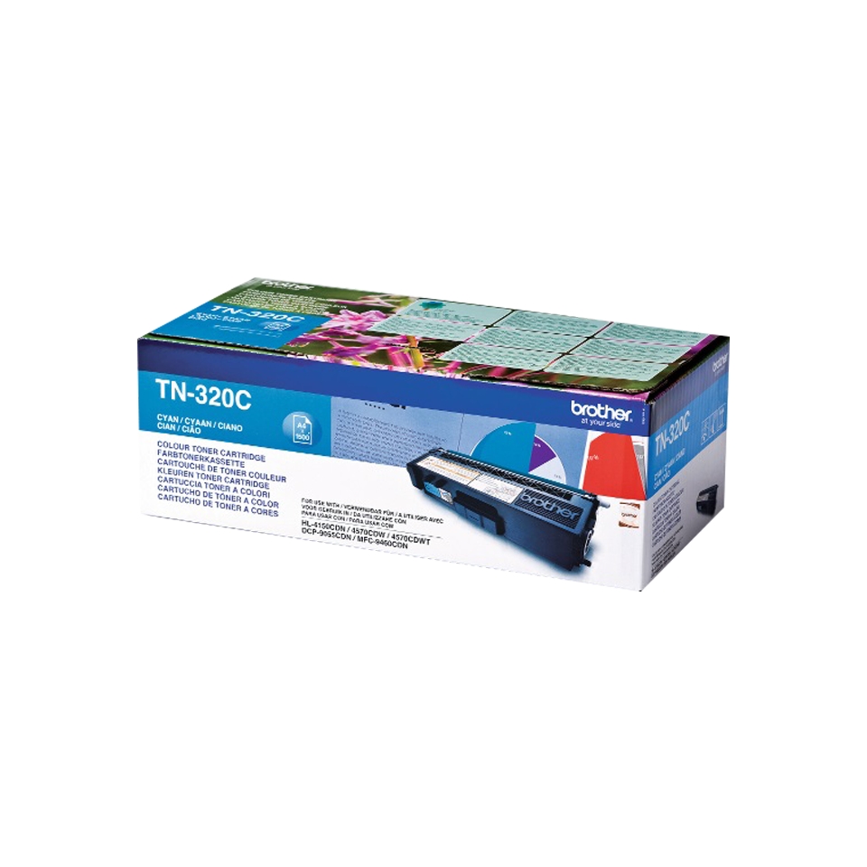 Consommables informatique toner BROTHER TN-320C Cyan infinytech Réunion 2