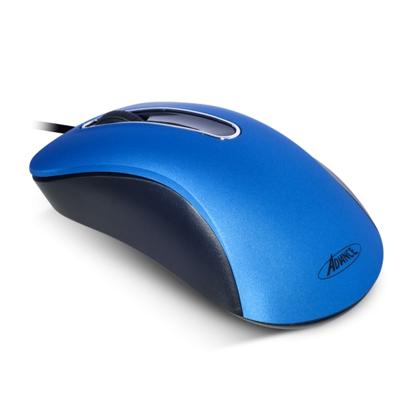 Matériels informatique souris ADVANCE Shape 3D Bleue infinytech Réunion 1