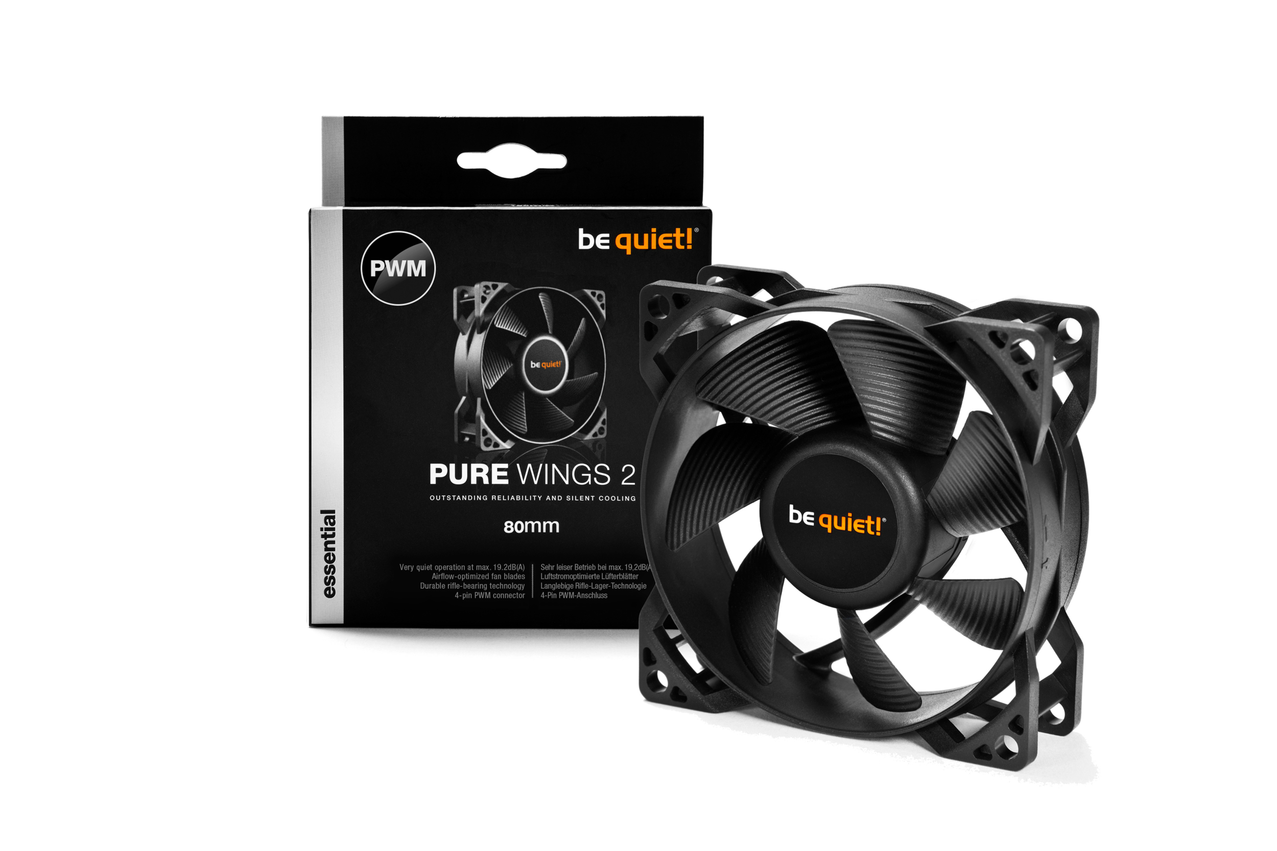 Matériels informatique ventilateur BE QUIET PURE WINGS 2 PWM 80 mm infinytech Réunion 3