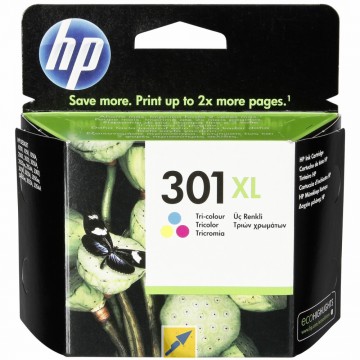 Cartouche d'encre HP 301 XL trois couleurs - Cartouches d'encre HP