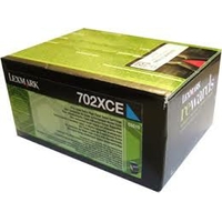 Toner LEXMARK 702XCE Cyan